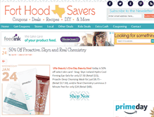 Tablet Screenshot of forthoodsavers.com